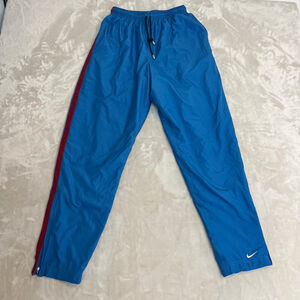 VTG Nike‎ Pants Womens Medium Blue Track Lined Retro Y2K Streetwear 90s Athletic